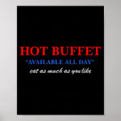 Funny Hot Buffet Available All Day Eat As Much As  ポスター (正面)