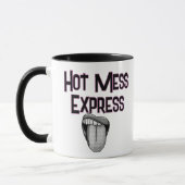 Funny Hot Mess Express マグカップ (左)