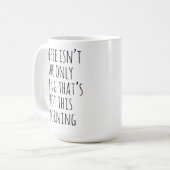 Funny Hot Morning Mug Gift for Her or Coworkers コーヒーマグカップ (正面左)