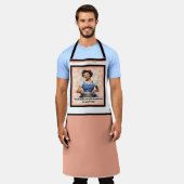 Funny Housewife Apron エプロン (着用した状態)