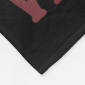 Funny Howdy Valentine Highland Cow Valentine’s Day フリースブランケット (角)