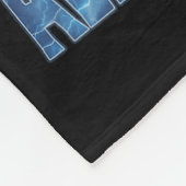 Funny Human By Chance Alpha By Choice Wolf Matchin フリースブランケット (角)