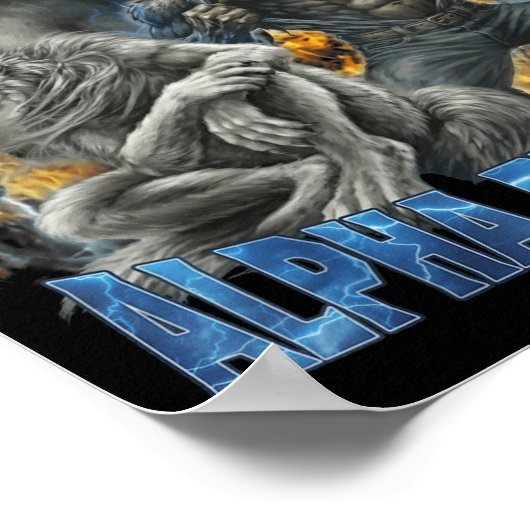 Funny Human By Chance Alpha By Choice Wolf Matchin ポスター (角)