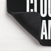 Funny Humor Bathroom Joke Toilet Clogging Chamon  マウスパッド (コーナー)