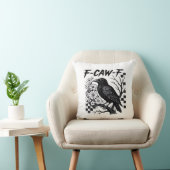 Funny Humor Crow Gothic F-Caw-F Essential クッション (椅子)