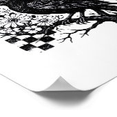 Funny Humor Crow Gothic F-Caw-F Essential ポスター (角)