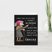 Funny Humor Halloween I Don't Have Wrinkles  カード (正面)