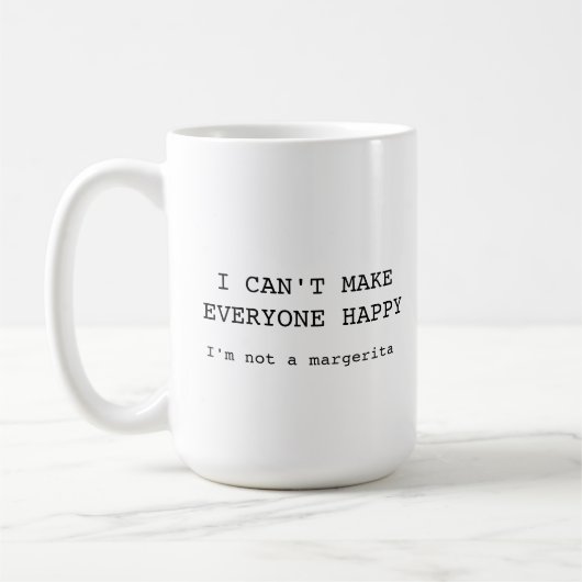 Funny Humor Margarita Coffee Mug コーヒーマグカップ (左)