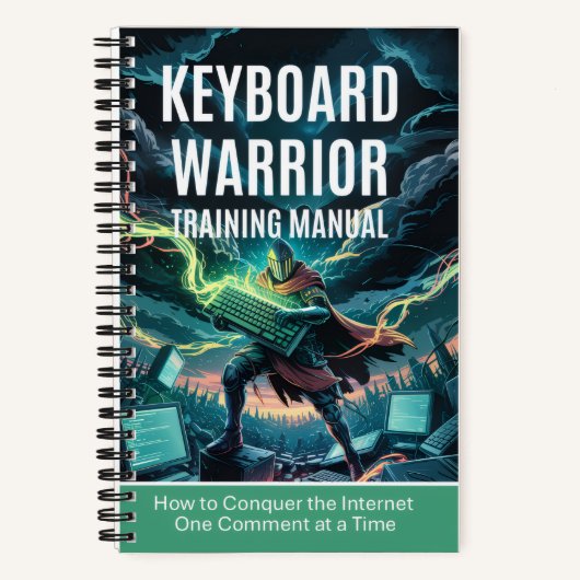 Funny Humor Notebook for Gamers ノートブック (正面)