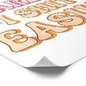 Funny Humor Sarcastic Quote _ Don't E Me I Easily  ポスター (角)