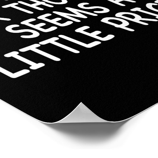 Funny Humor Saying, Penny For Your Thoughts Sarcas ポスター (角)