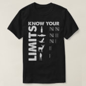 Funny Hunter Know Your Limits Outdoor Hunting  Tシャツ (デザイン正面)