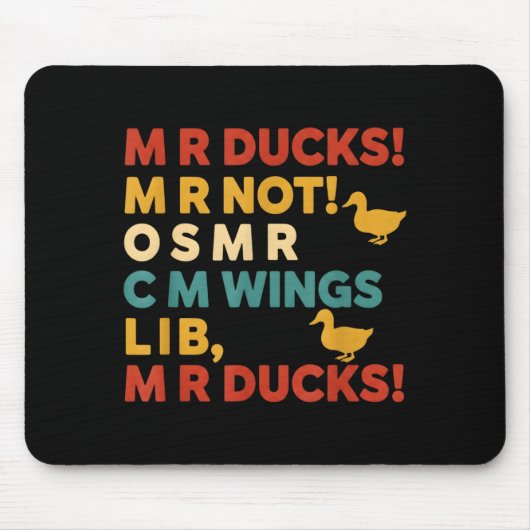 Funny Hunting Humor Tee For M R Ducks  マウスパッド (正面)