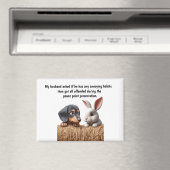 Funny Husband Humor マグネット (インサイチュ (食洗機))