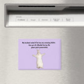 Funny Husband Humor マグネット (インサイチュ (食洗機))