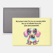 Funny Husband Humor マグネット (正面/裏面)