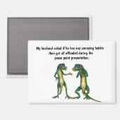 Funny Husband Humor マグネット (正面/裏面)
