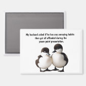 Funny Husband Humor マグネット (正面/裏面)