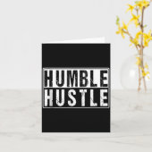 Funny Hustle Gift For Men And Women Cool Humble In カード (黄色い花)