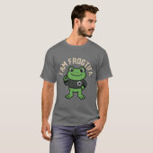 Funny I AM FROGTIFA Portland Frog Meme Tシャツ (正面フル)