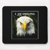 Funny I Am Smiling Mpy Eagle Photo  マウスパッド (正面)