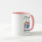 Funny I Crochet Save A Life Yarn Art マグカップ (正面右)