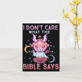 Funny I Dont Care What Bible Says  カード (黄色い花)