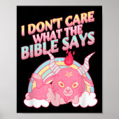 Funny I Don't Care What Bible Says  ポスター (正面)