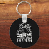 Funny I Don't Snore I Dream I'm A Train Shirt Trai キーホルダー (正面)