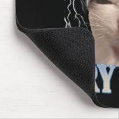 Funny I Eat Dry Wall Silly Cat Meme Men Women Kids マウスパッド (コーナー)