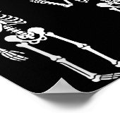 Funny I Found This Humerus Skeleton Halloween Cost ポスター (角)