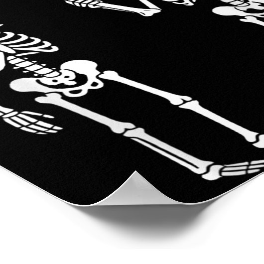 Funny I Found This Humerus Skeleton Halloween Cost ポスター (角)