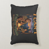 Funny I Have Plans With Bigfoot Camping & Hiking  アクセントクッション (正面(垂直))