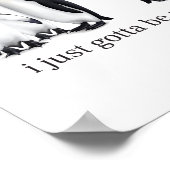 Funny I Just Gotta Be Me Penguin Quote Spheniscida ポスター (角)