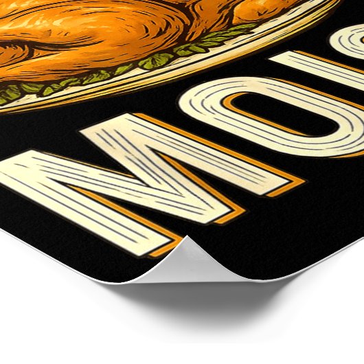 Funny I Like It Moist Turkey Thanksgiving For Men  ポスター (角)