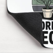 Funny I Like Plants More Than People Design  マウスパッド (コーナー)