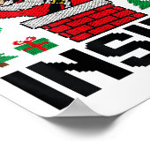 Funny I Like To Slide Inside Santa Ugly Christmas  ポスター (角)