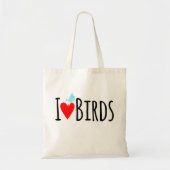  Funny I Love Birds  トートバッグ (正面)