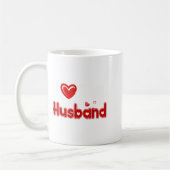 Funny I Love My Husband  コーヒーマグカップ (左)