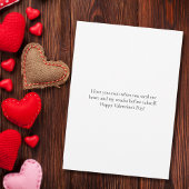 Funny I love My Pilot Heart & Airplane Romantic カード