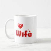 Funny I Love My Wife  コーヒーマグカップ (左)