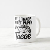 Funny I Love Taco Tuesday Taco Truck Women コーヒーマグカップ (正面右)