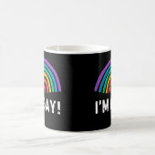 Funny “I’m Gay” Coffee Mug – LGBTQ+ Pride Gift コーヒーマグカップ (中央)