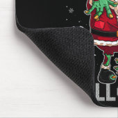 Funny I Prefer Halloween Santa Zombie Ugly Christm マウスパッド (コーナー)