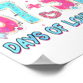 Funny I Survived 67 + 33 Days Of Loving You Valent ポスター (角)