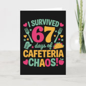 Funny I Survived 67 Days Cafeteria Chaos School カード (正面)