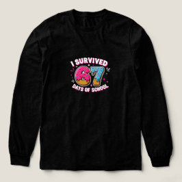 Funny I Survived 67 Days of School , for students  トライブレンドＴシャツ