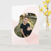 Funny "I Turned Out Awesome" Mother's Day Photo カード (黄色い花)