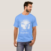 Funny Ibuprofen Cat Meme Retro Ugly Cat Face Mens  Tシャツ (正面フル)