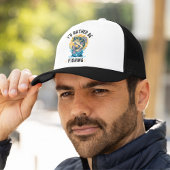 Funny I'd rather be fishing キャップ